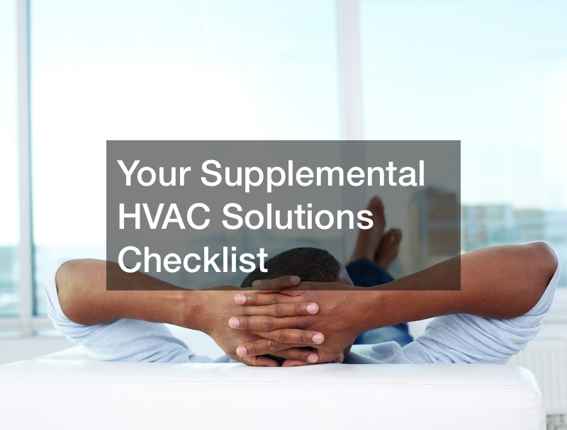 Your Supplemental HVAC Solutions Checklist