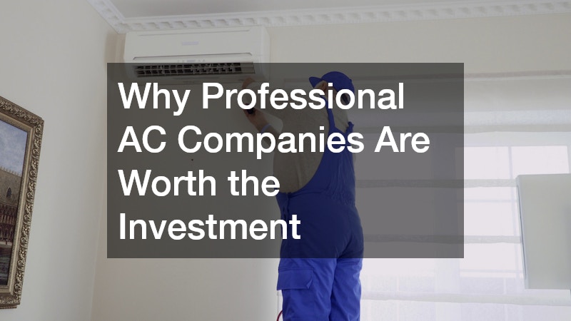 Why Professional AC Companies Are Worth the Investment