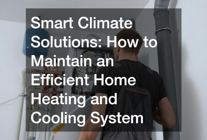 Smart Climate Solutions How to Maintain an Efficient Home Heating and Cooling System