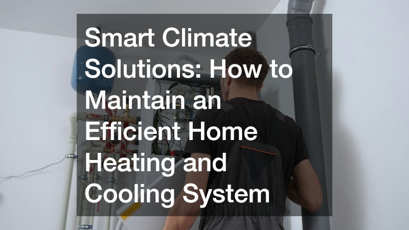 Smart Climate Solutions  How to Maintain an Efficient Home Heating and Cooling System